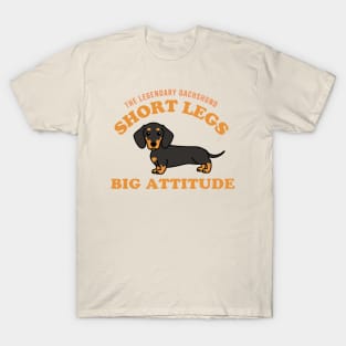 dachshund lovers short legs big attitude T-Shirt